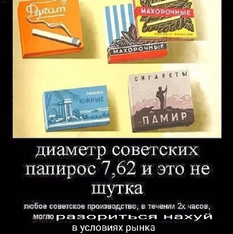 cura ЮЖНЫЕ диаметр советских папирос 7,62 и это не шутка любое советское производство, в течении часов, могло Haxyn в условиях рынка