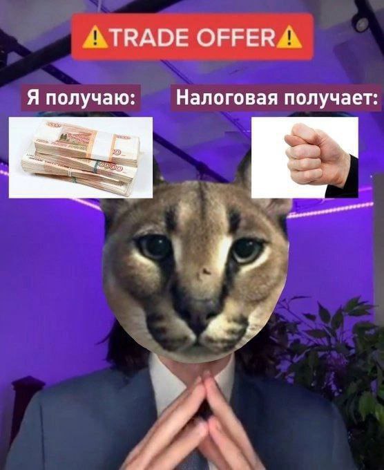 TRADE OFFER Я получаю: Налоговая получает
