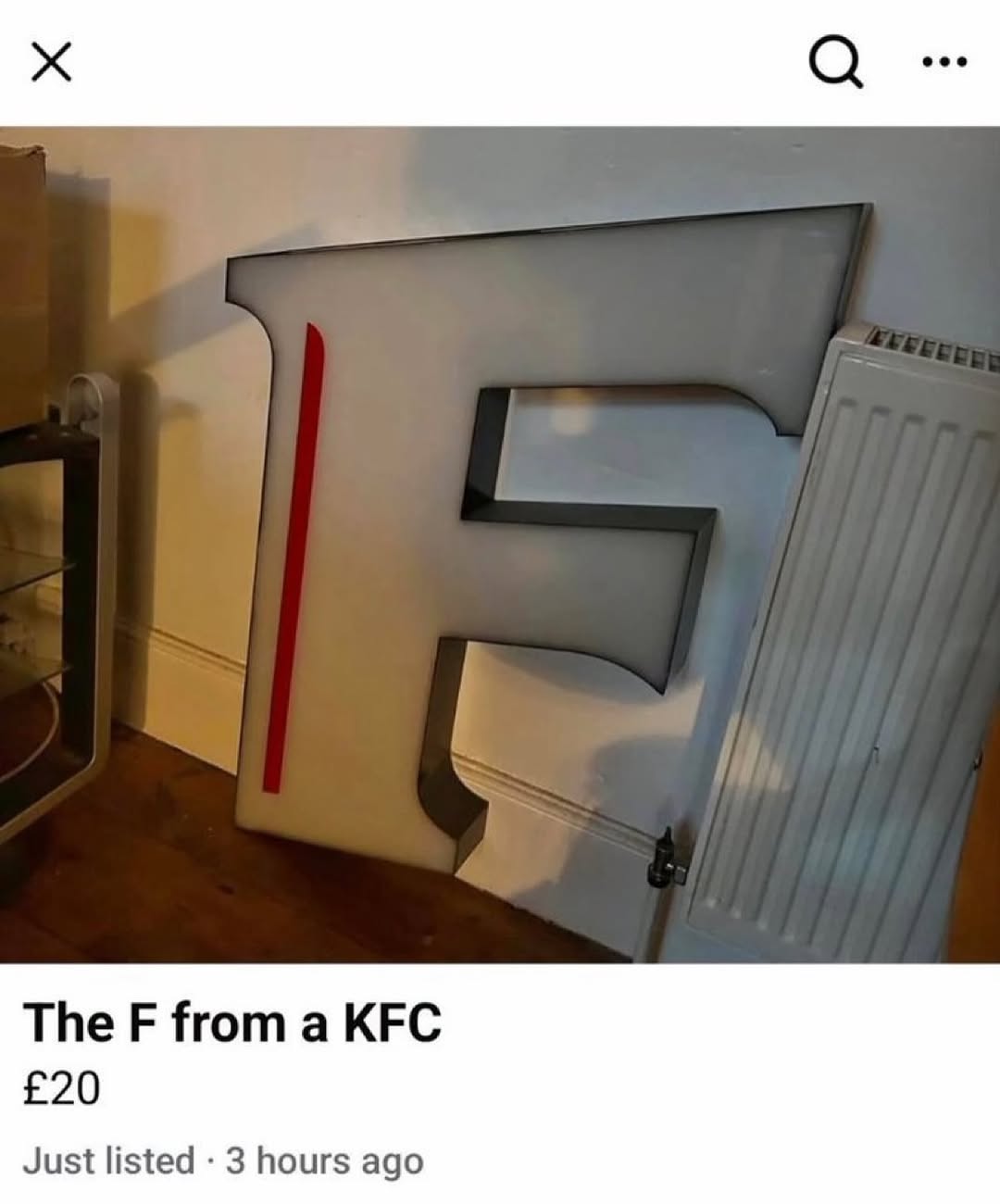 The from a KFC £20 Just listed 3 hours ago