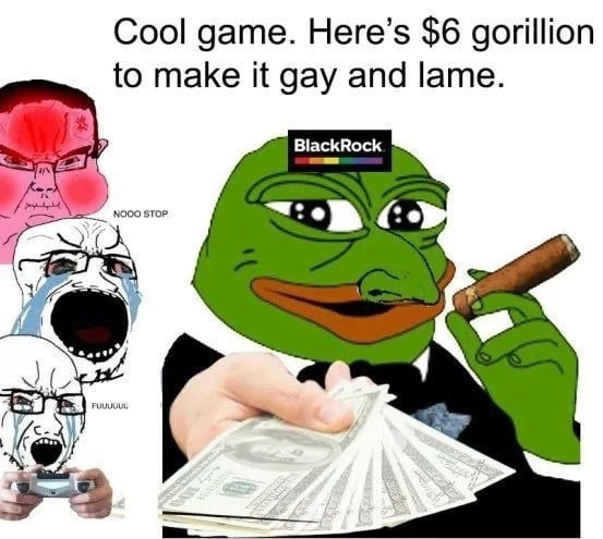 Cool дате. Here’s $6 gorillion to make it gay and lame. BlackRock 4 NOCO STOP