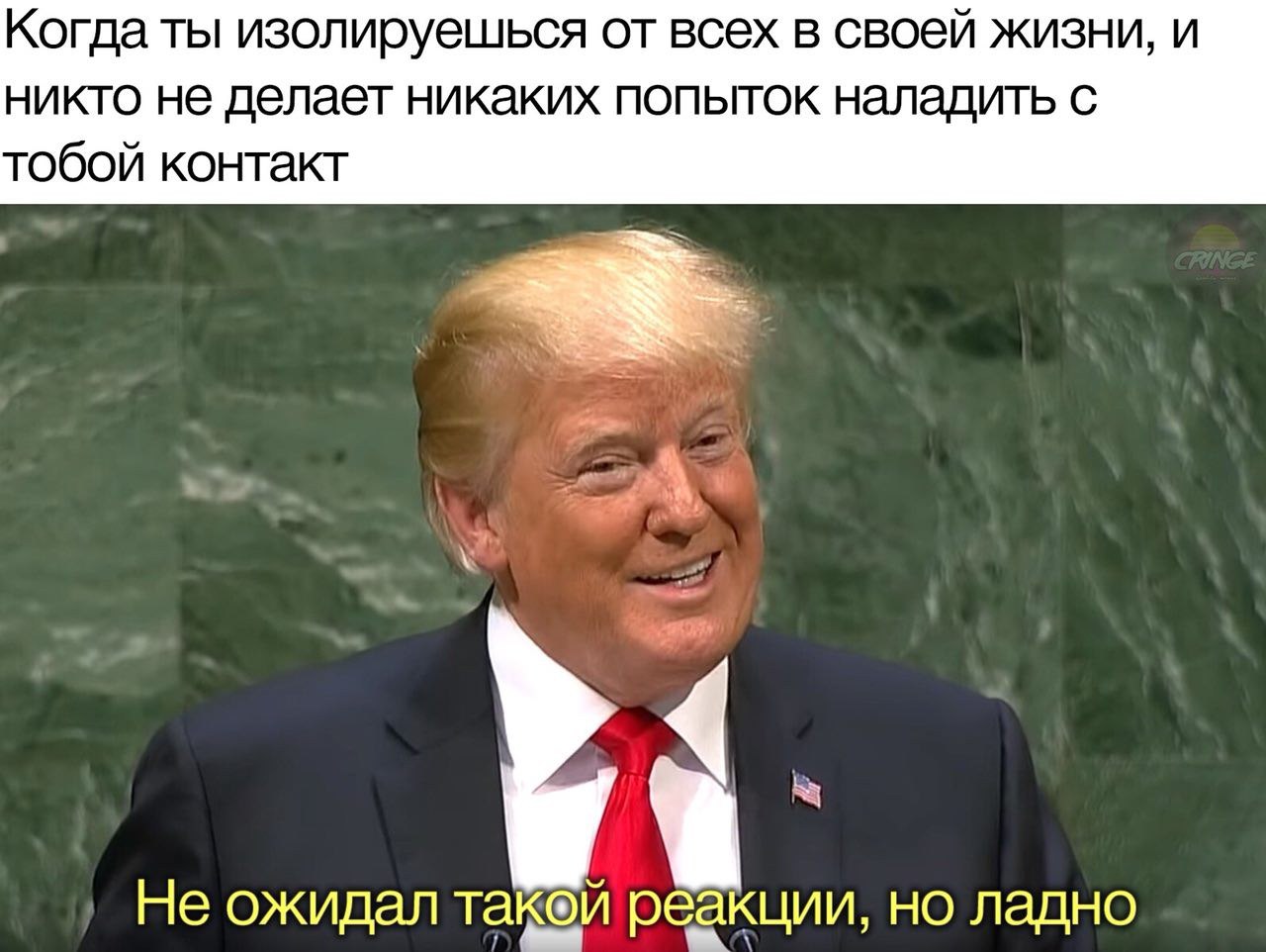 Когда ты изолируешься от всех в своей жизни, и никто не делает никаких попыток наладить с тобой контакт Не ожидал такой реакции, но ладно