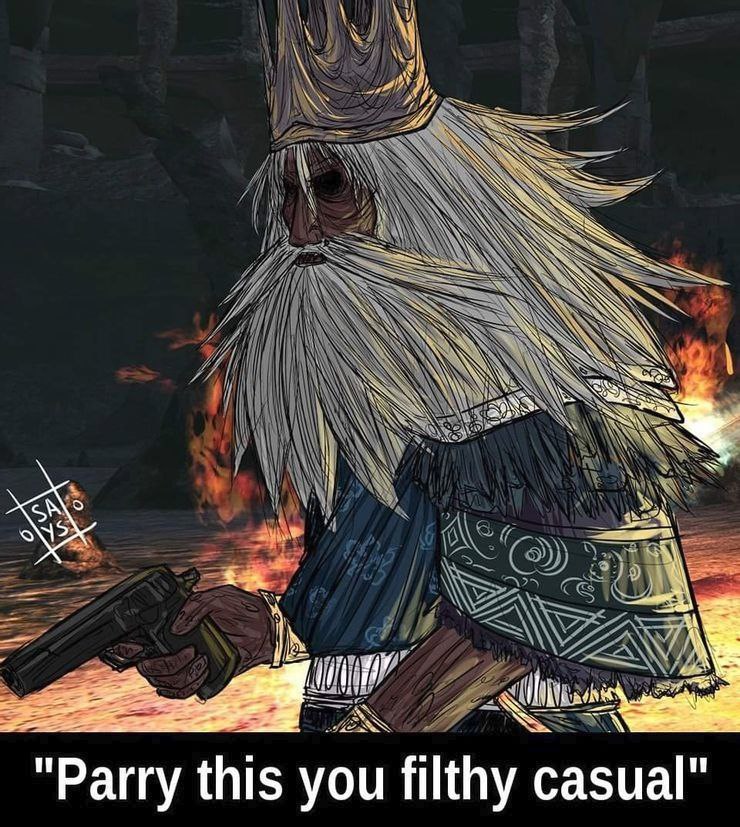 "Parry this you filthy casual"