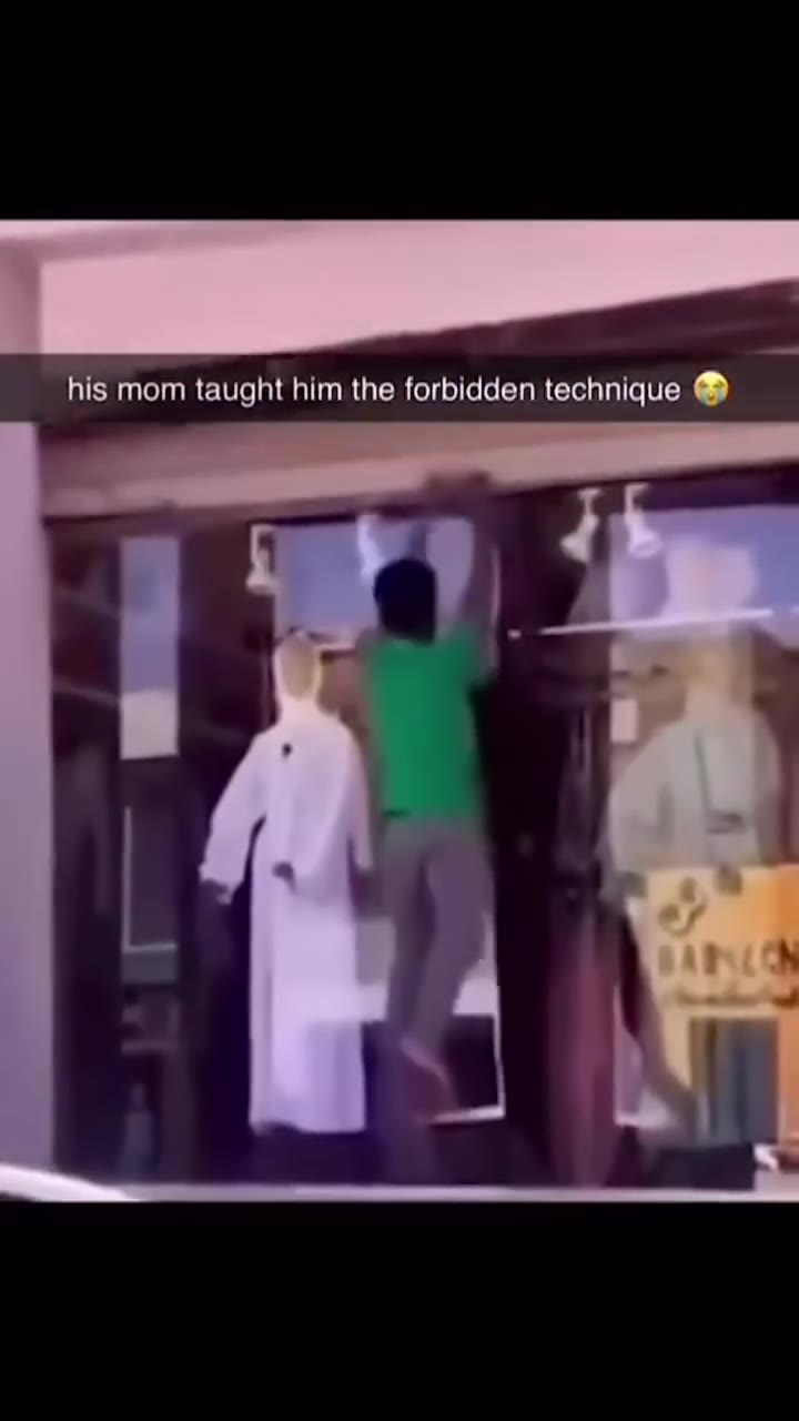 his mom taught him the forbidden technique ®