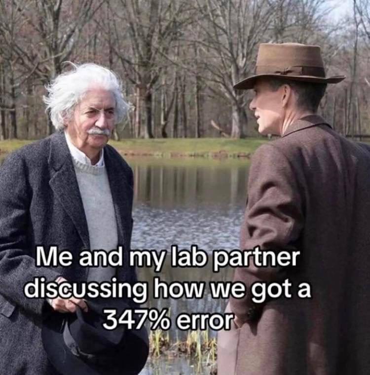 и. and lab partner discussing how we gota 54/% еггог