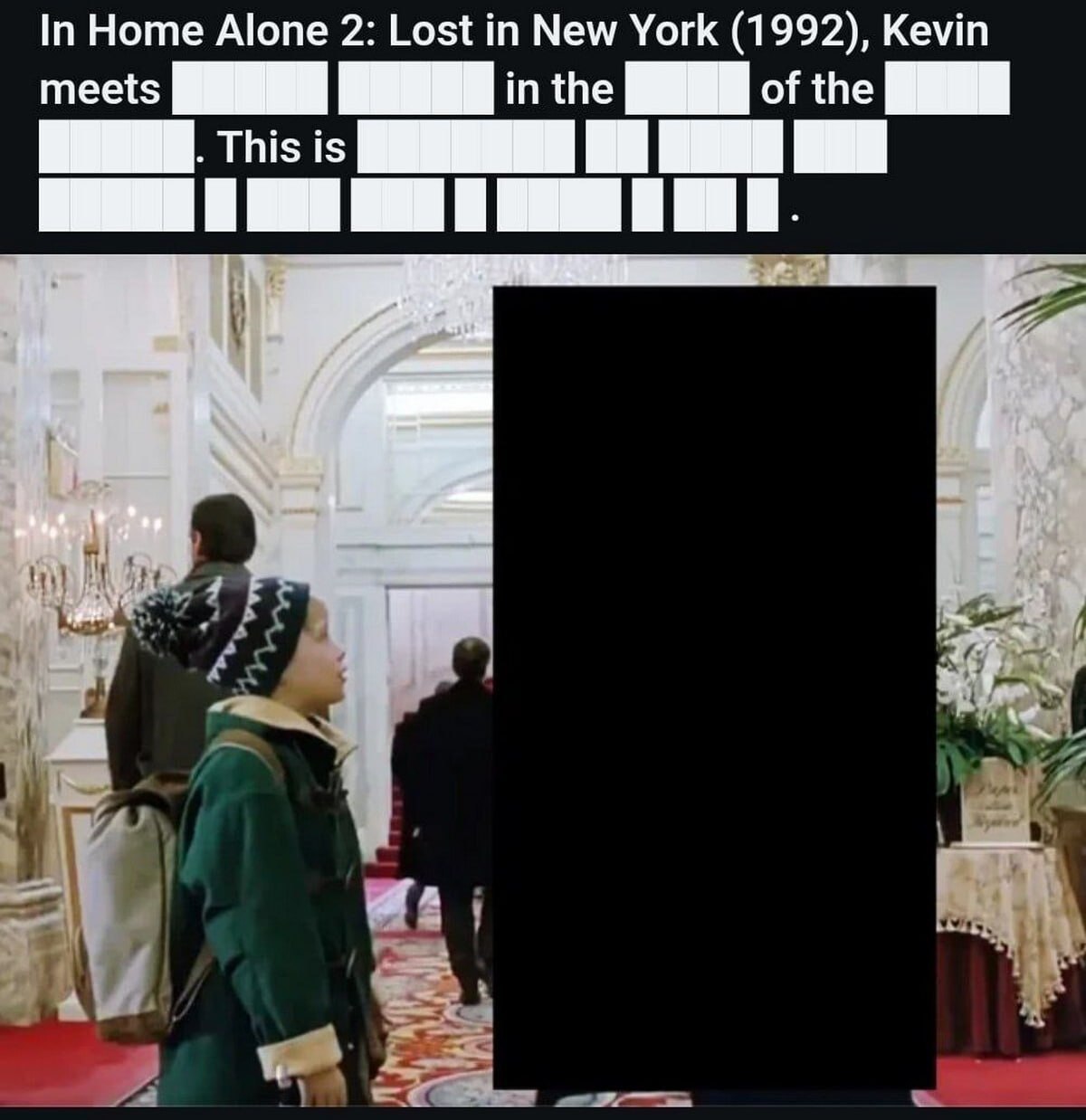 In Home Alone 2: Lost in New York (1992), Kevin meets of the This is