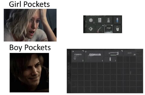 Girl Pockets 4 Boy Pockets 30