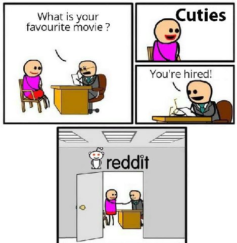 What Is your favourite movie You're hired! о reddit