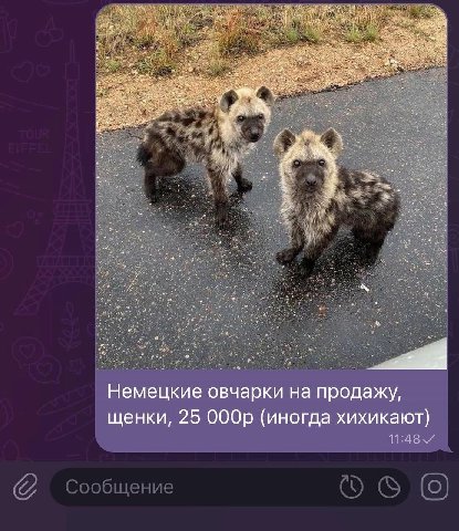 Едет один клоун в жопу другого, а тот хихикает.
- Ты чё хихикаешь, я же тебя в жопу ебу?
- Ты ебёшь не меня, ты ебёшь немецкую овчарку