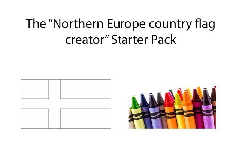 The “Northern Europe country flag creator” Starter Pack