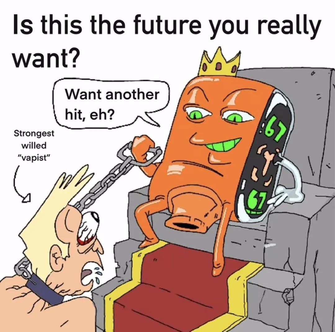 this the future you really want? Strongest “vapist” willed