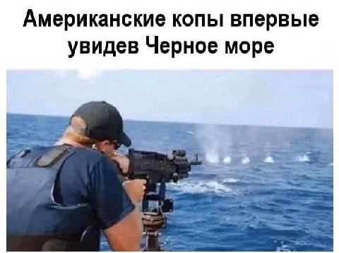 Американские копы впервые увидев Черное море