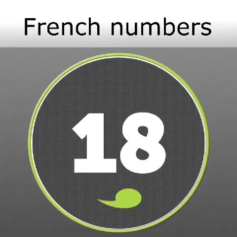 French numbers