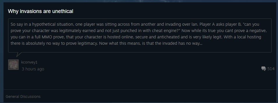 Elden Ring community hub is a fun place.
Kids already crying like a little bitches before game is out.