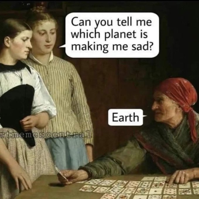 Сап you tell me which planet is making sad?