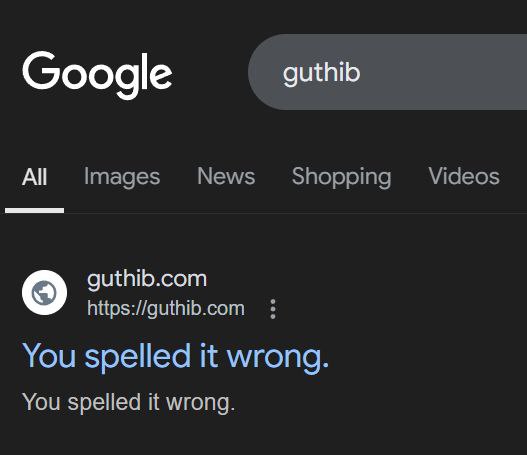 Google guthib All Images News Shopping Videos guthib.com https://guthib.com You spelled it wrong. You spelled it wrong.