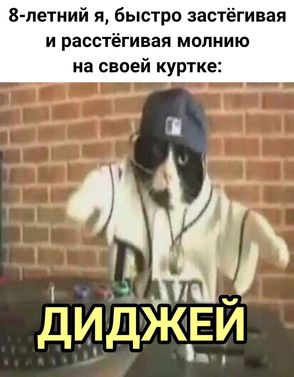 8-летний я, быстро застёгивая и расстёгивая молнию на своей куртке: 4 ДИДЖЕЙ