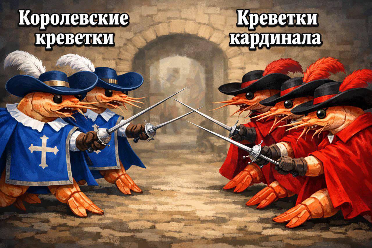 Королевские Креветки креветки кардинала