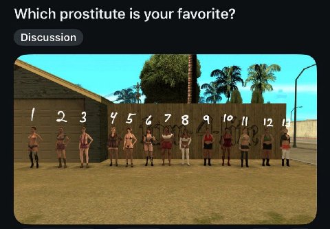 Which prostitute is your favorite? Discussion