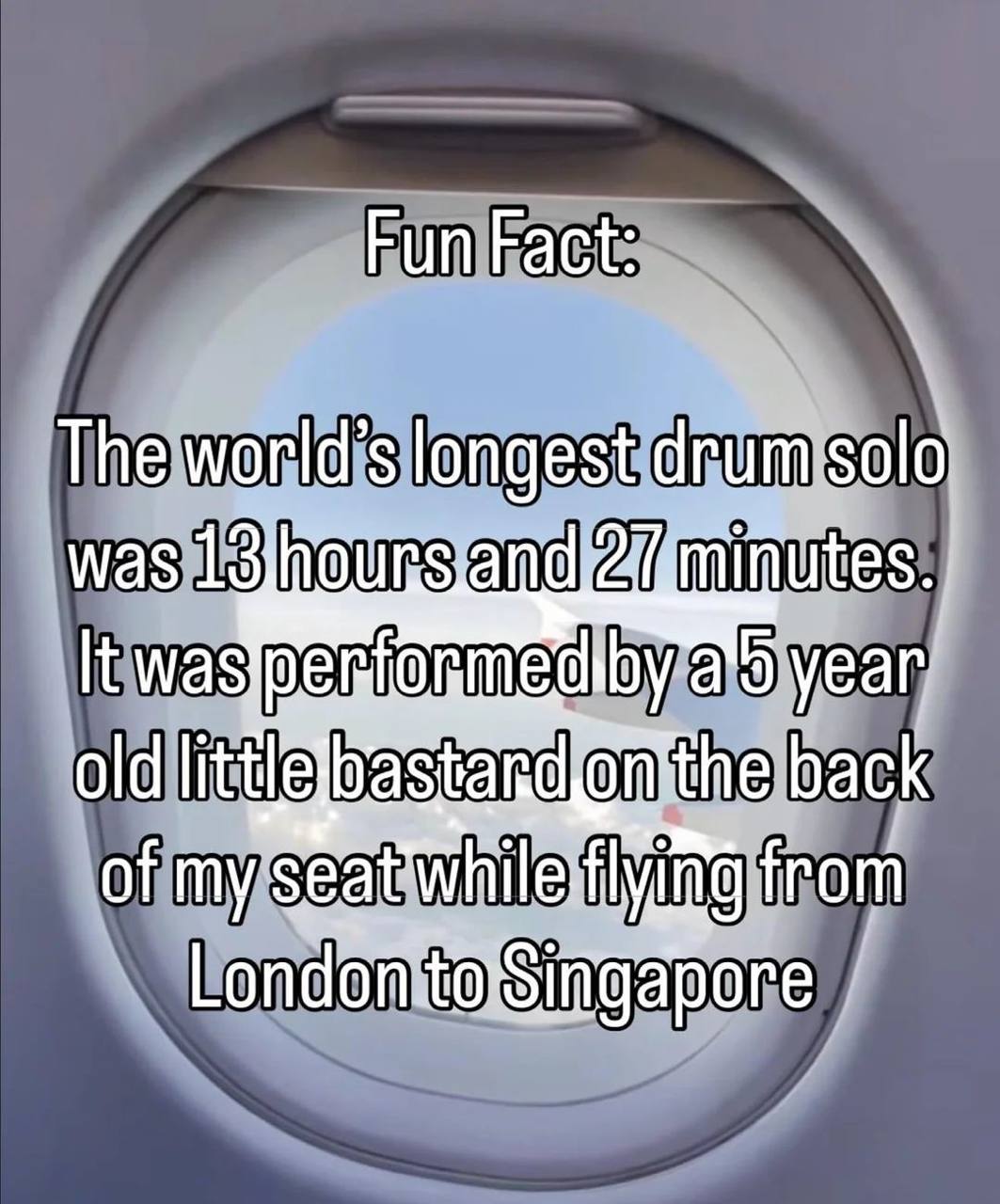 Fun Fact: The world’s longest was It year old back of my from