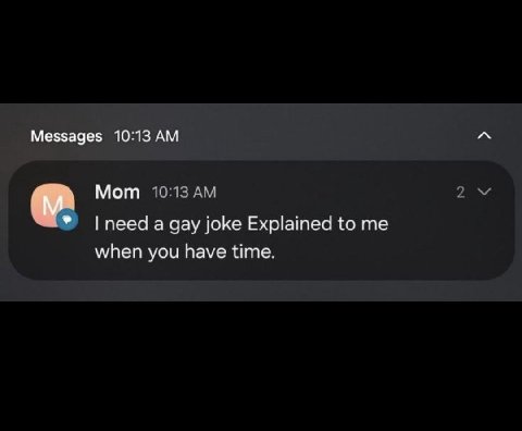 Messages 10:13 Мот а дау joke Explained to when you have time.