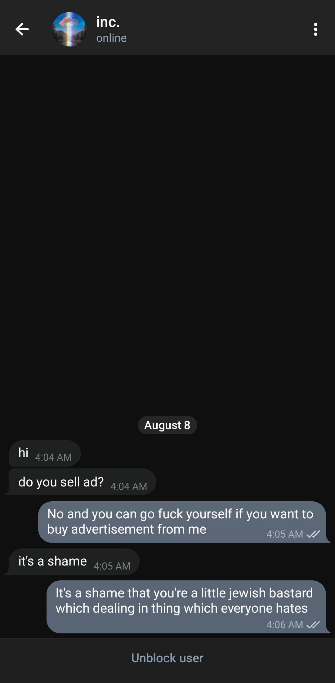 I value every retard which subscribed to me.
No ads. No merch. No donation links. 
Just jokes in spare time.
Want buy some ads? Go buy a rope.
Want donate me? Unless I'm living on the street, better g