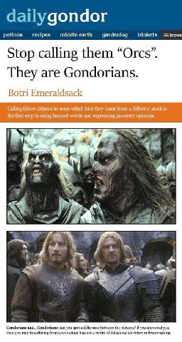 dailygondor potions recipes middle earth gardening trinkets brows Stop calling them “Orcs”. They are Gondorians. Botri Emeraldsack Calling fellow citizens in ways which hint they come from a different