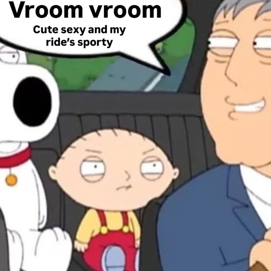 Vroom vroom Cute sexy and my ride’s sporty