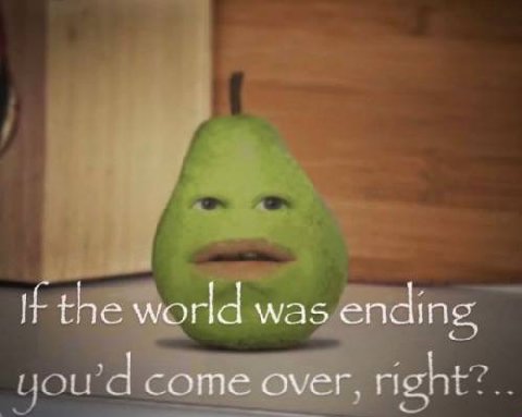 the world was ending come over.