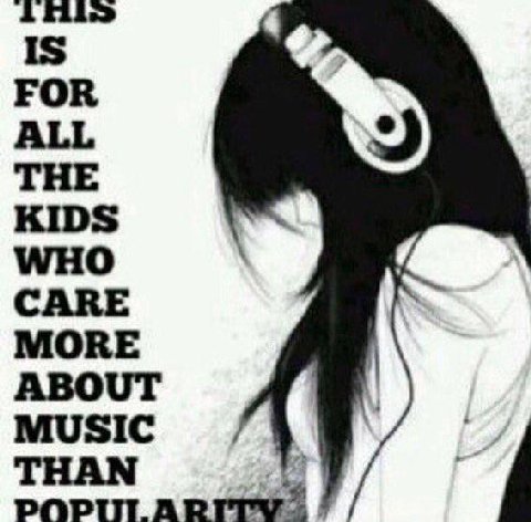 Is FOR ALL THE KIDS WHO CARE MORE ABOUT MUSIC THAN