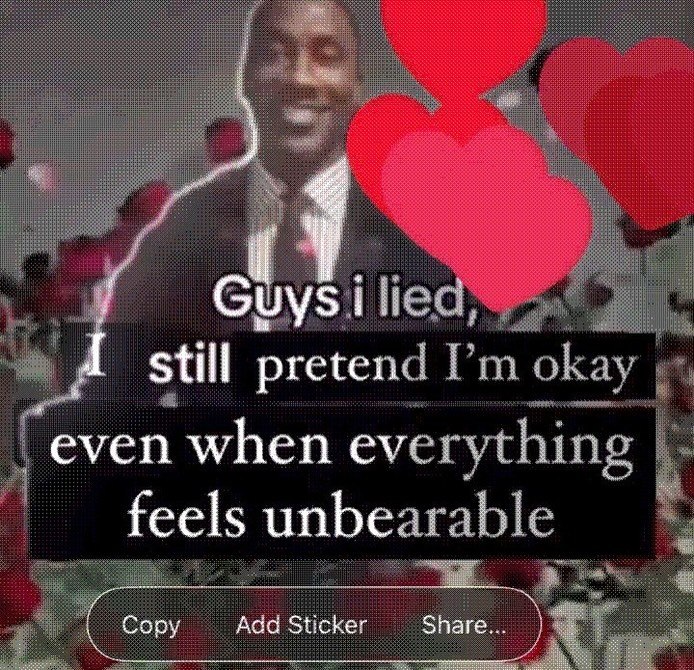 ‘Still pretend okay еуеп when everything feels unbearable