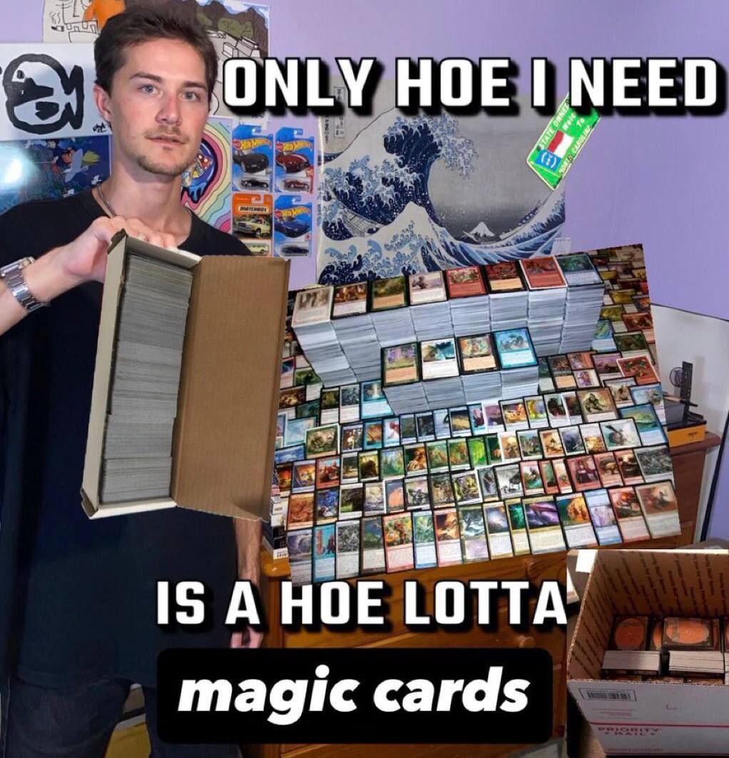 ОМУ НОЕ NEED IS А НОЕ LOTTA’ cards