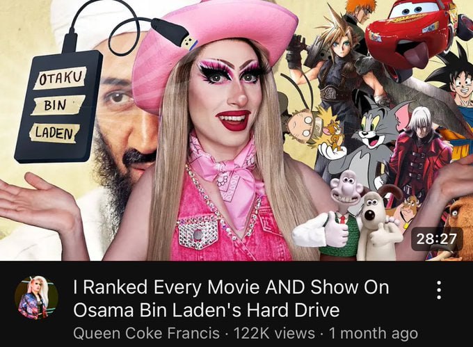 a, 28:27 Ranked Movie AND On Osama Laden's Hard Drive Queen Coke Francis views 1 month ago
