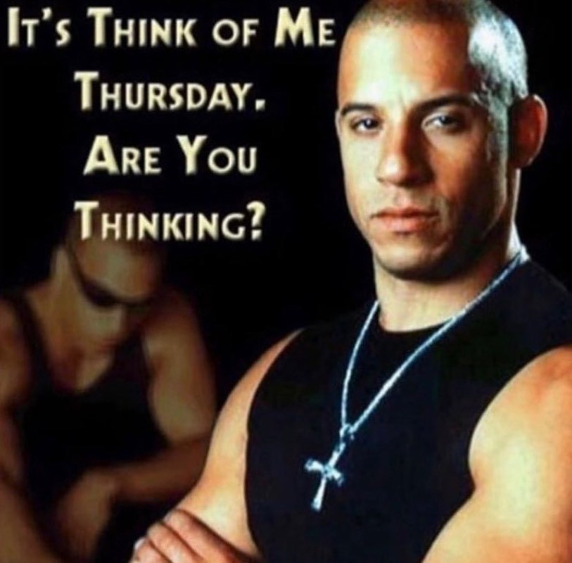 It’s THINK OF ME THURSDAY Are You THINKING?