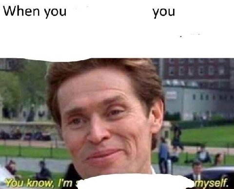When you you 2 know, узей.