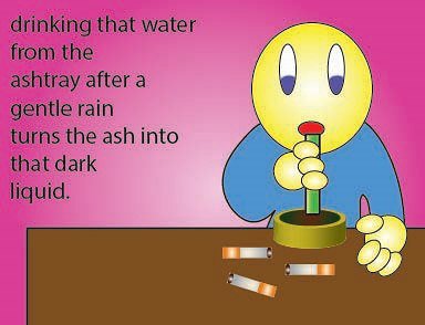 that Walter from the у A. asntfay ацег а. gentie rain turns the ash into (а: К dark 1 СИС 4 А a