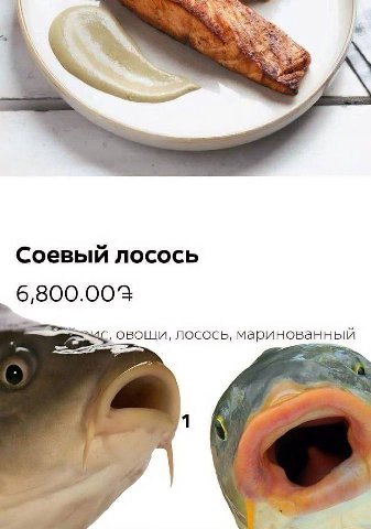 SSS Соевый лосось овощи, лосось, маринованный