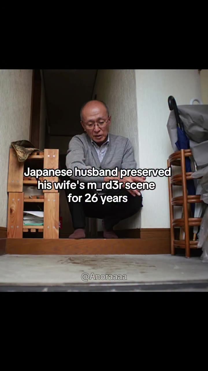 Japanese husband preserved) a ~hisiwife's погазгзсепейй | “Police couldnit;find|culprit® il He refused to cleananything> leaving everything untouched! DNA\matched|husbandis,former school'classmate) th