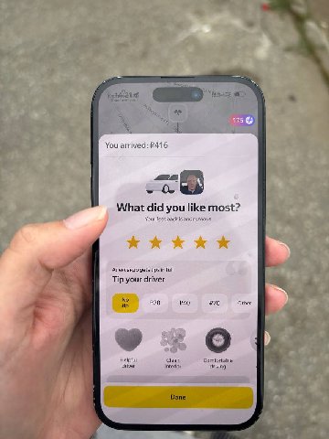 175 You arrived: 2416 What did you like most? Your feedback is anonymous Александр gets tips in full Tip your driver 220 270 Other Helpful Clean Comfortable driver interior driving 4