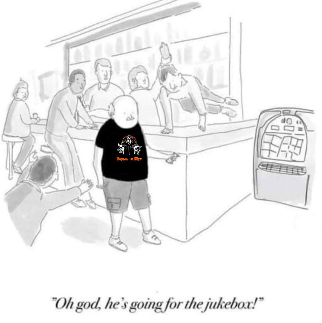 god. he’s going for the jukebox!”