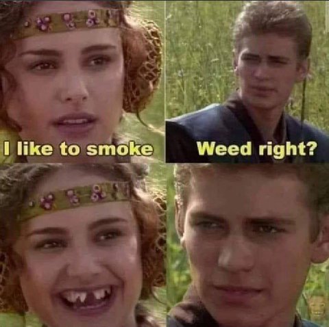 I like to smoke Weed right?