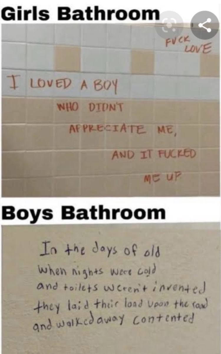 Girls Bathroom Boys Bathroom