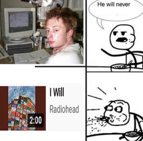 a He will never 3 A Will Radiohead 2:00