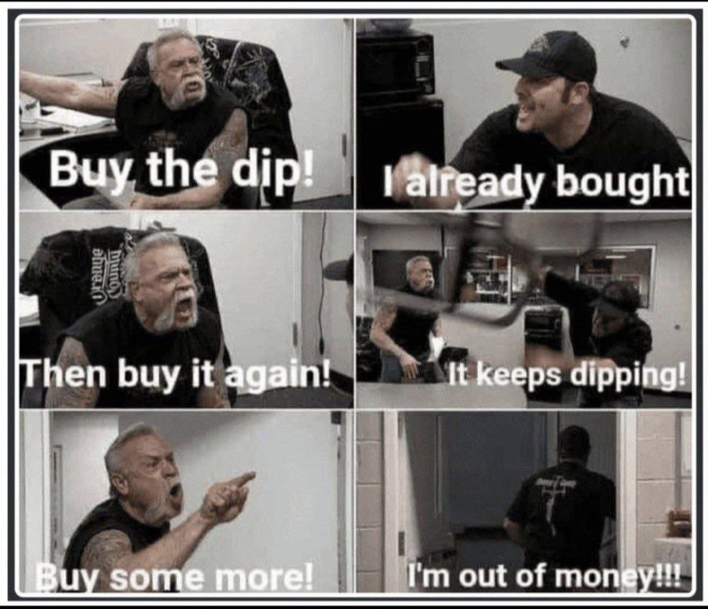 4 Buy the 9 already bought 7 hen buy it again! кеерз dipping! Buy some more! out of money!!!