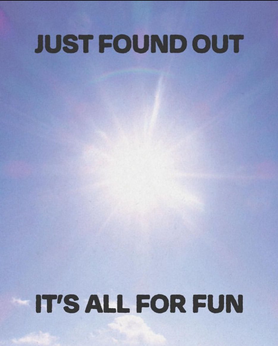 IT’S ALL FOR FUN
