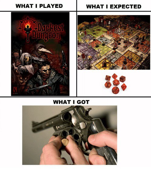 WHAT 1 PLAYED WHAT 1 EXPECTED WHAT 1 GOT
