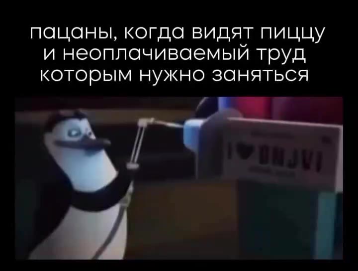 пацаны, когда видят пиццу и неоплачиваемый труд которым нужно заняться