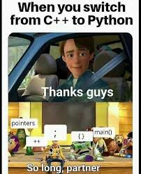 When you switch from to Python 7 guys