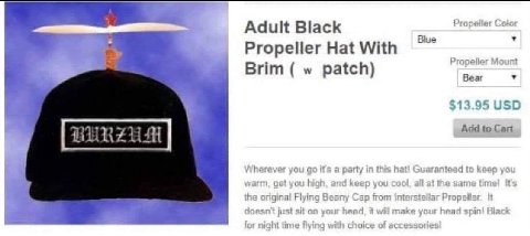 0 Adult Black Blue Propeller Hat With Brim patch) Bear $13.95 USD Add to Carn ИЗ А у hat! а 4 к on Но higt ail at 5 iT tima Flying Beany Cap from Interstellar your head wil make your gad spin! Black t