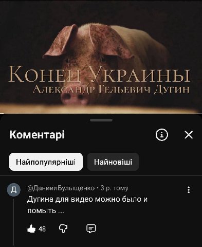 KOHE КРАИНЫ AJIEK@ ГЕЛЬЕВИЧ ДУГИН Коментар! ОДаниилБульщенко 3 тому Дугина для видео можно было и ПОМЫТЬ 48 8