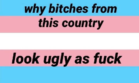 why bitches from this country look ugly as fuck